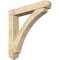 Ekena Millwork Thorton Arts and Crafts Rough Sawn Bracket w/ Offset Brace, Douglas Fir, 8"W x 48"D x 48"H BKT0806X48X48THR03RDF - alternate 1